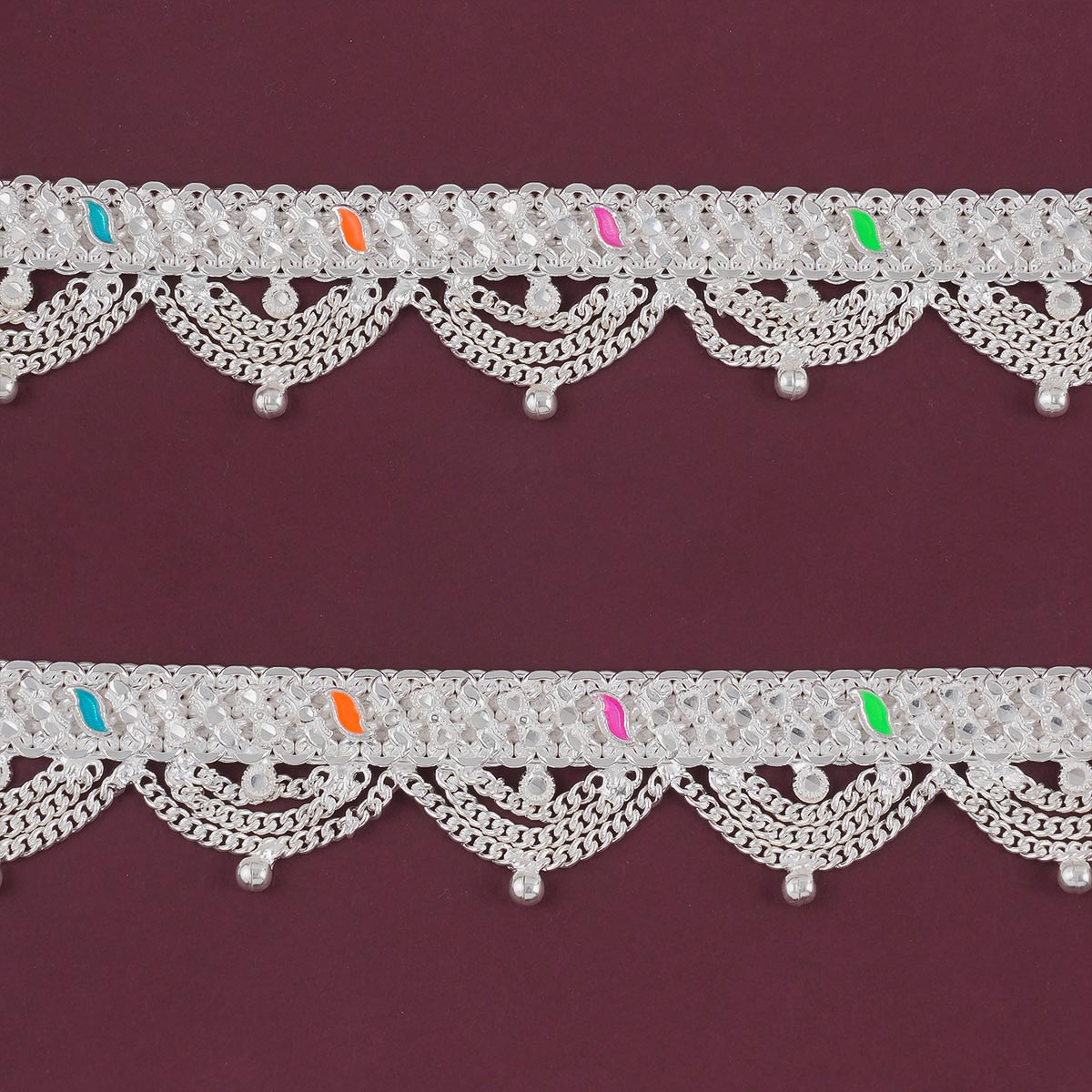 Classic Silver Anklet