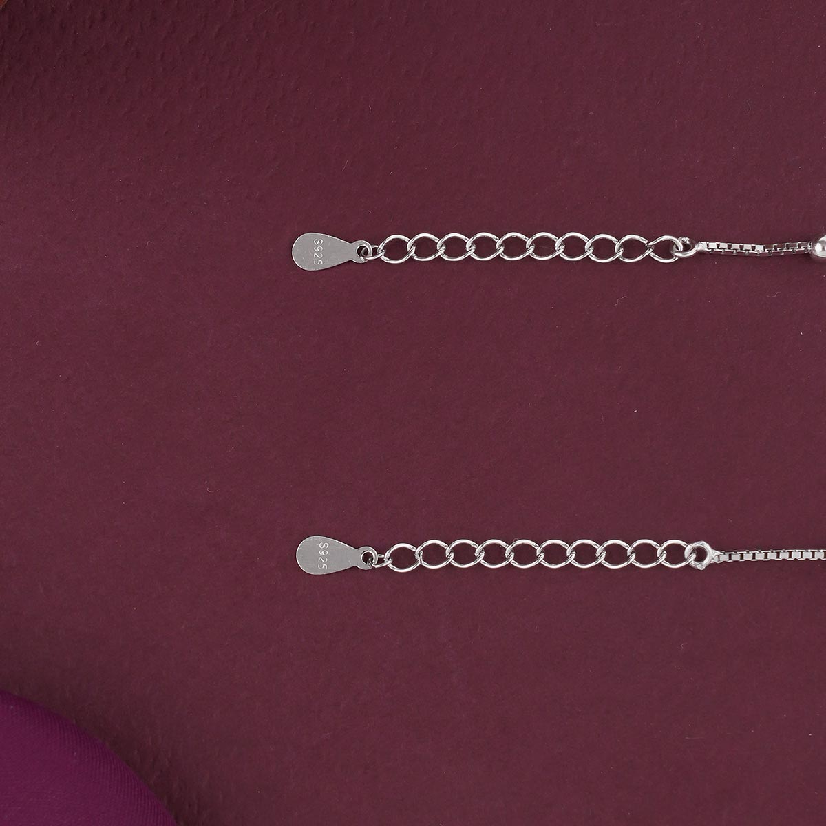 Fancy Silver Anklet