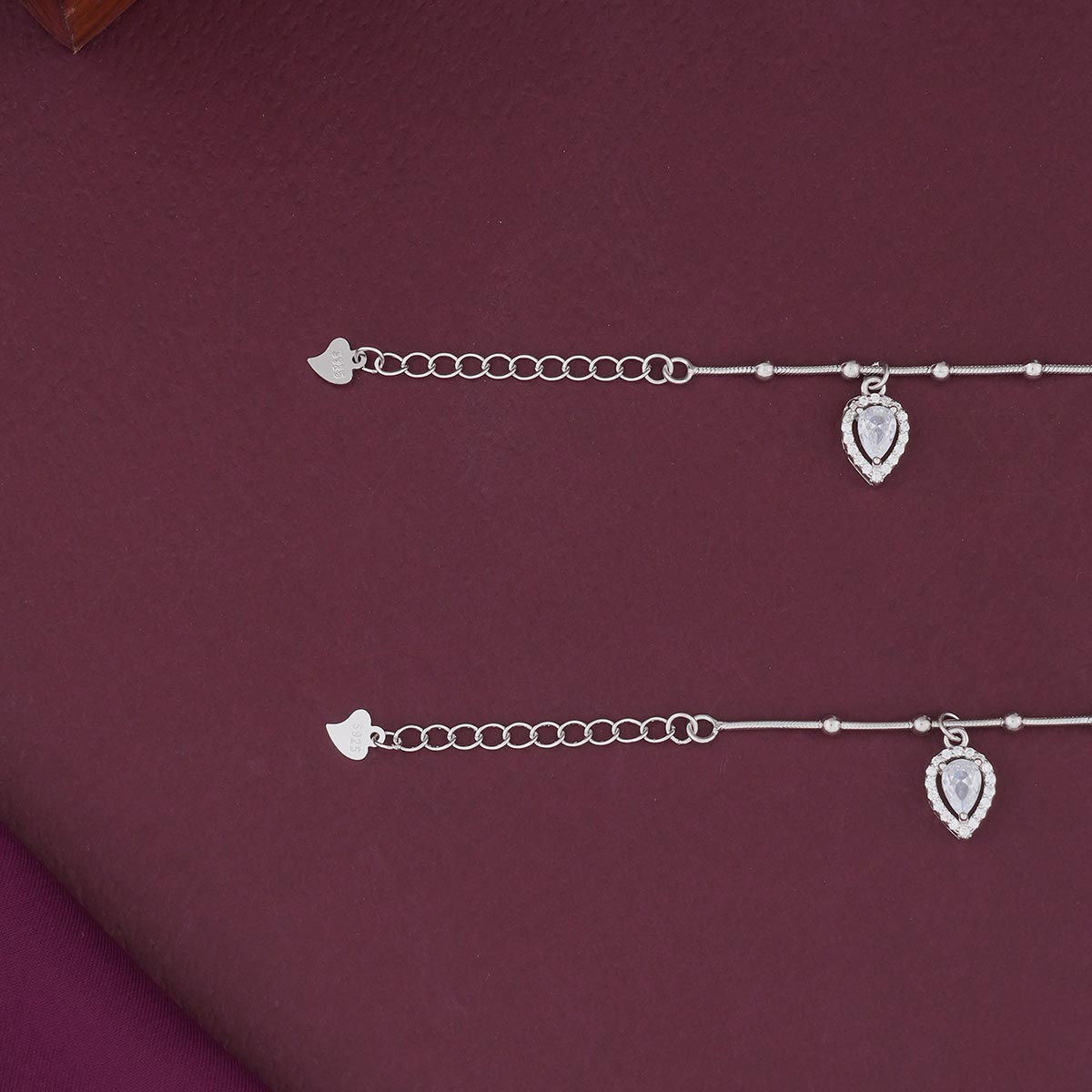Facinate Silver Anklet