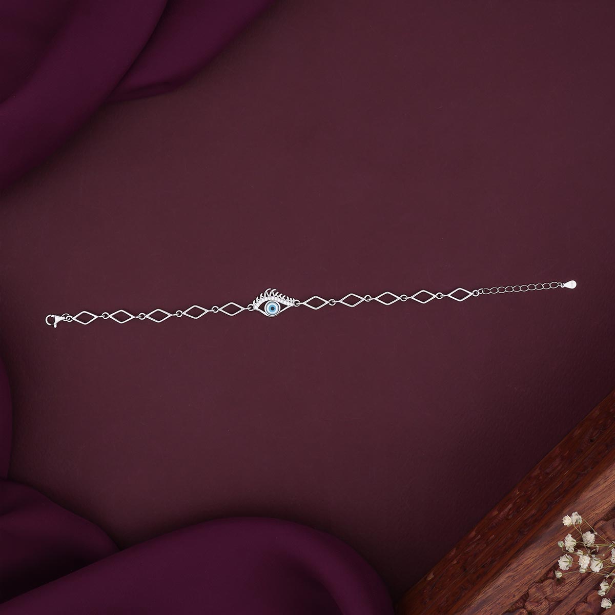 Evil Eye Silver Bracelet