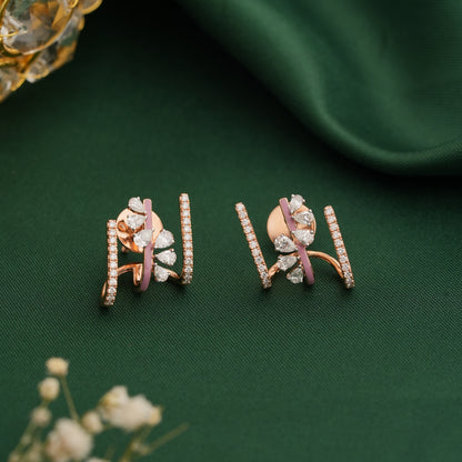 Glittering Diamond Stud