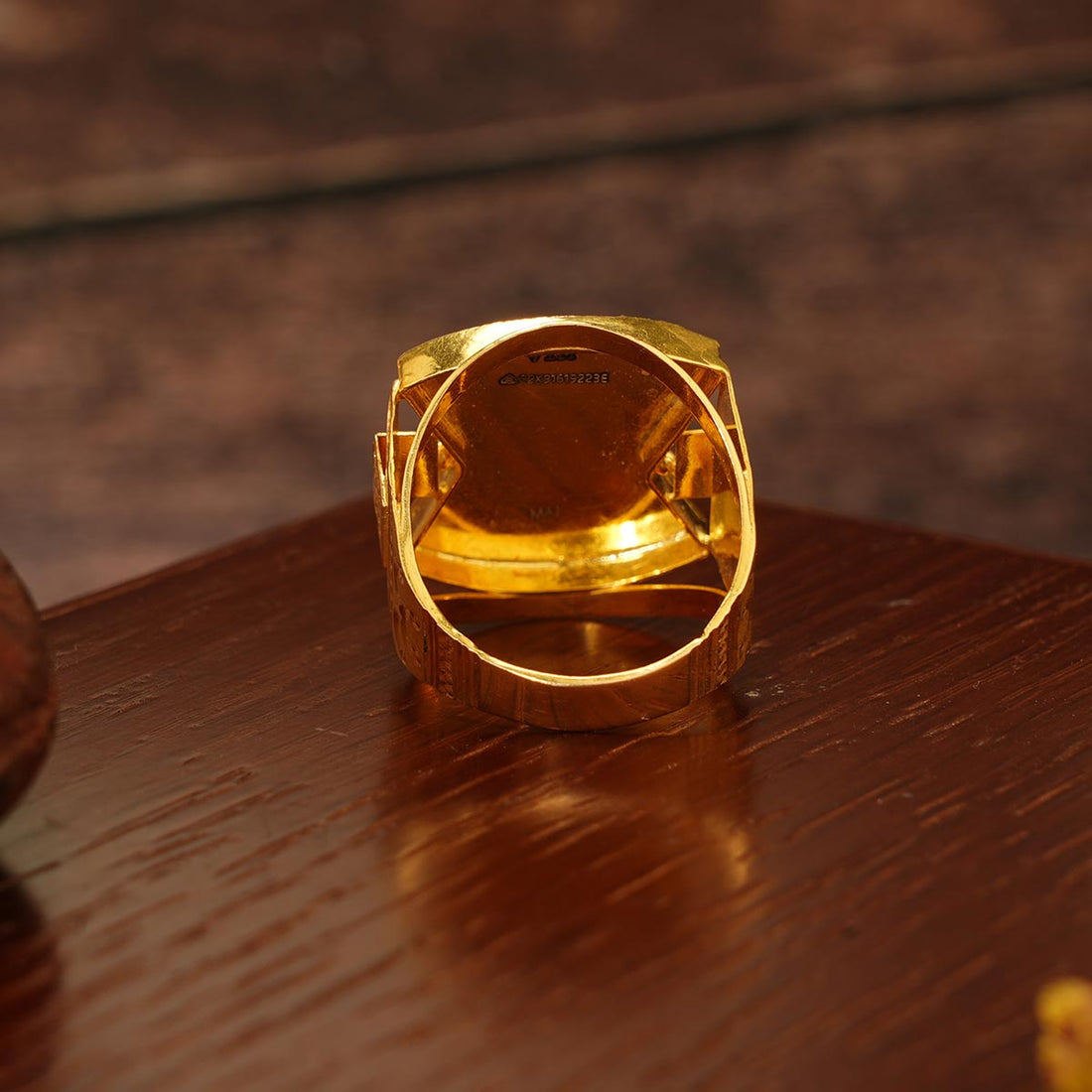 Lord Ganesha Gold Ring