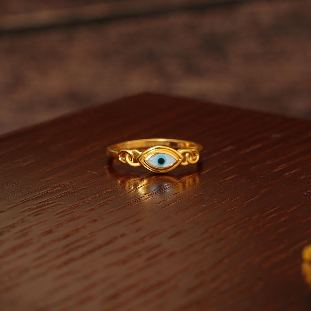 Eye Gold Ring