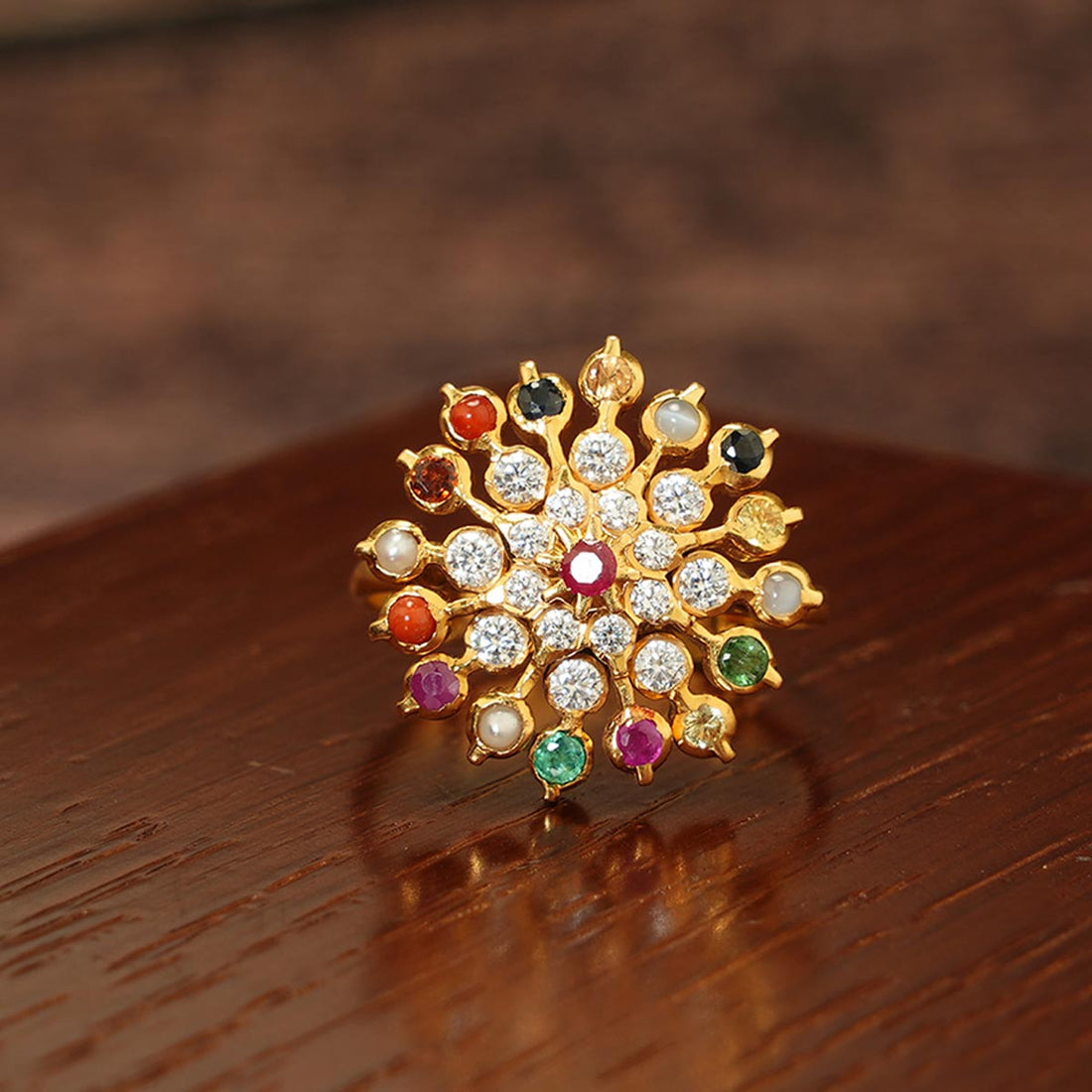 Navarathna Gold Ring