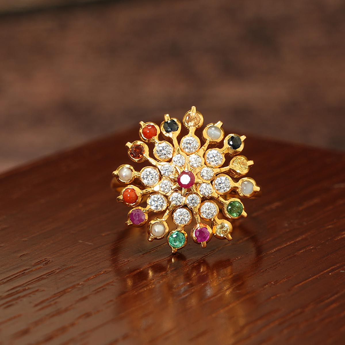 Navarathna Gold Ring