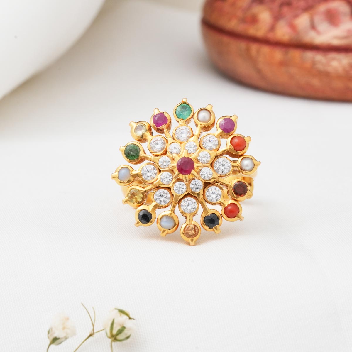 Navarathna Gold Ring