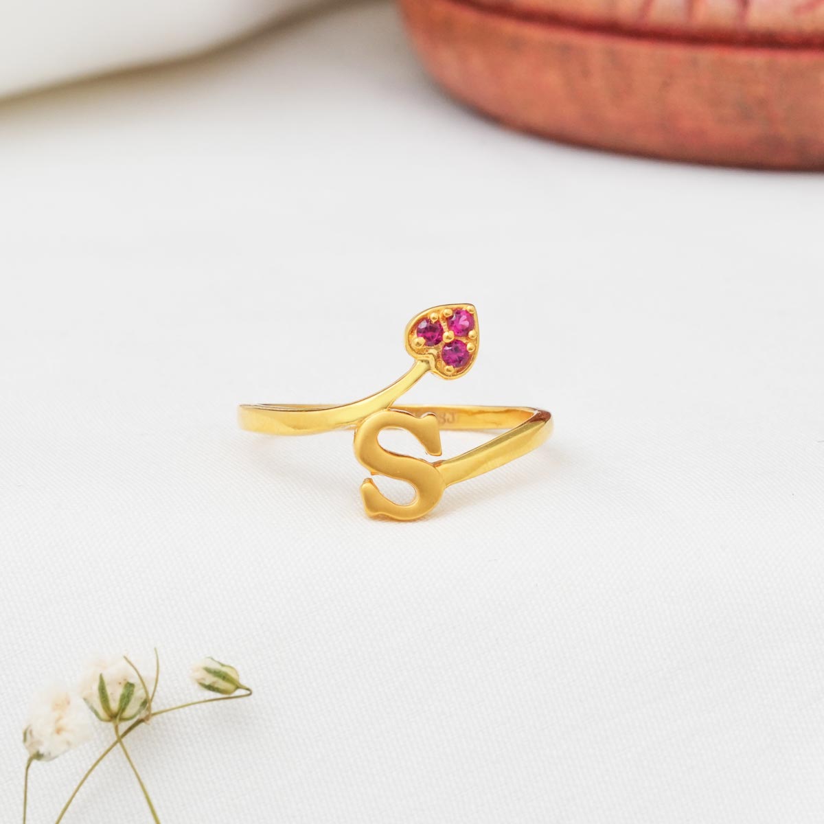 Letter S Ring