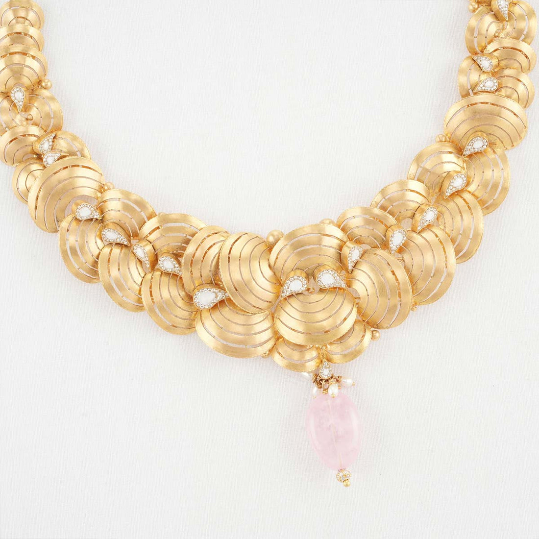 Floral Designer Necklace Set