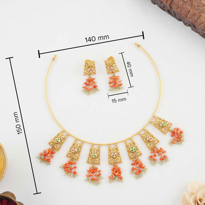 Sahana Short Necklace Set