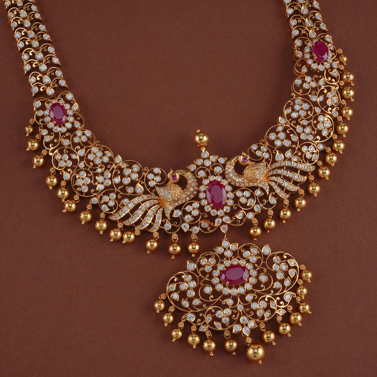 Mahinka Ruby Long Necklace