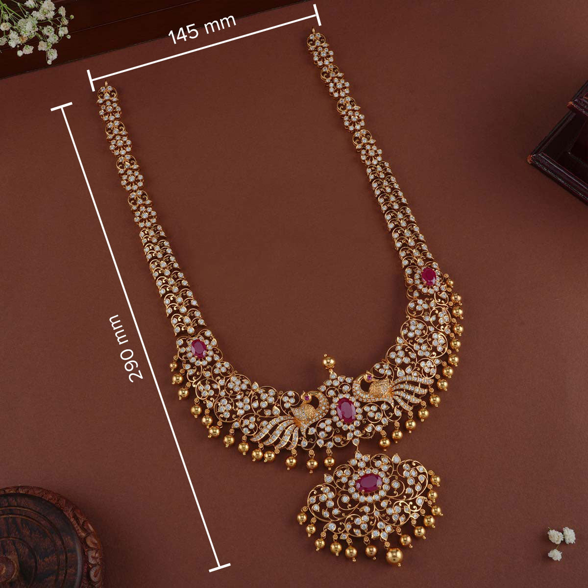Mahinka Ruby Long Necklace