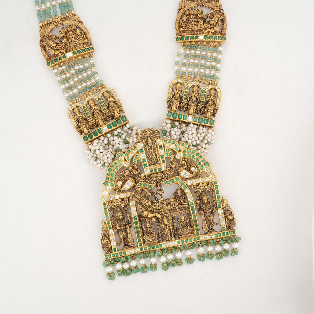 Vishnu Nagas Long Bridal Necklace