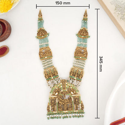 Vishnu Nagas Long Bridal Necklace