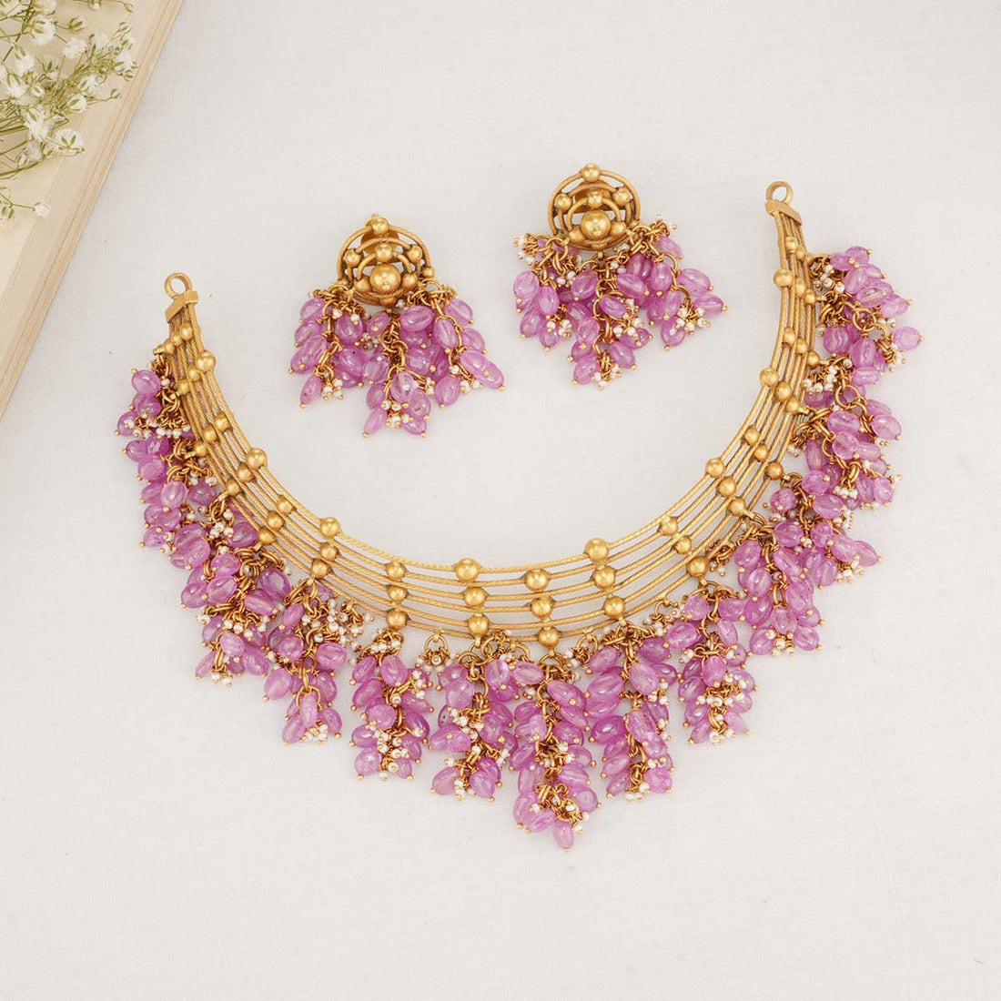 Designer Short Necklace Set
