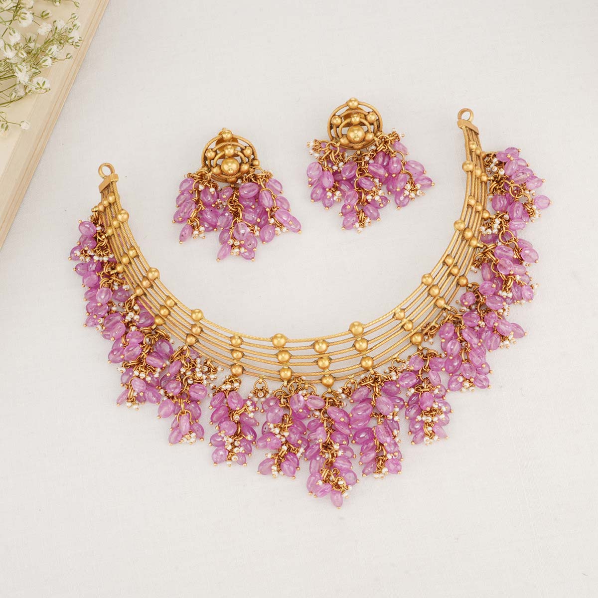 Designer Short Necklace Set