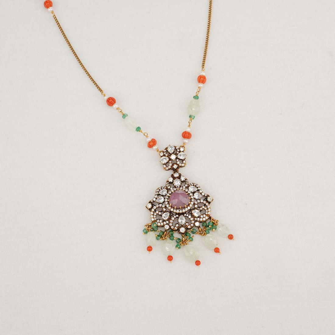 Sanvitha Victorian Long Necklace
