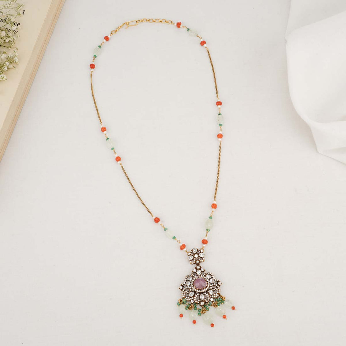 Sanvitha Victorian Long Necklace
