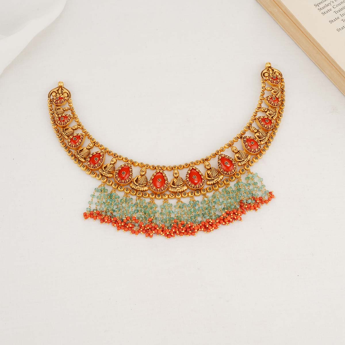 Lathika Short Necklace Set