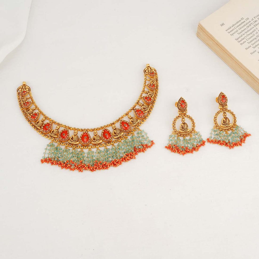 Lathika Short Necklace Set