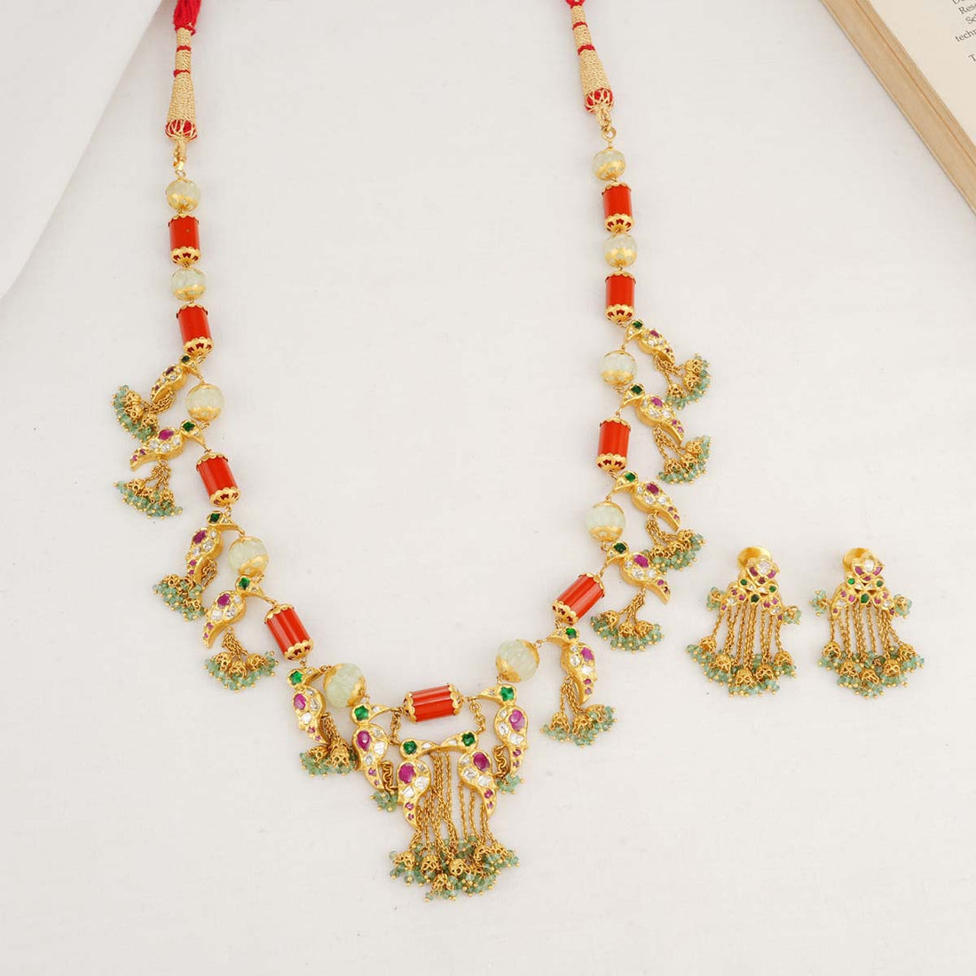 Mahisha Long Necklace Set
