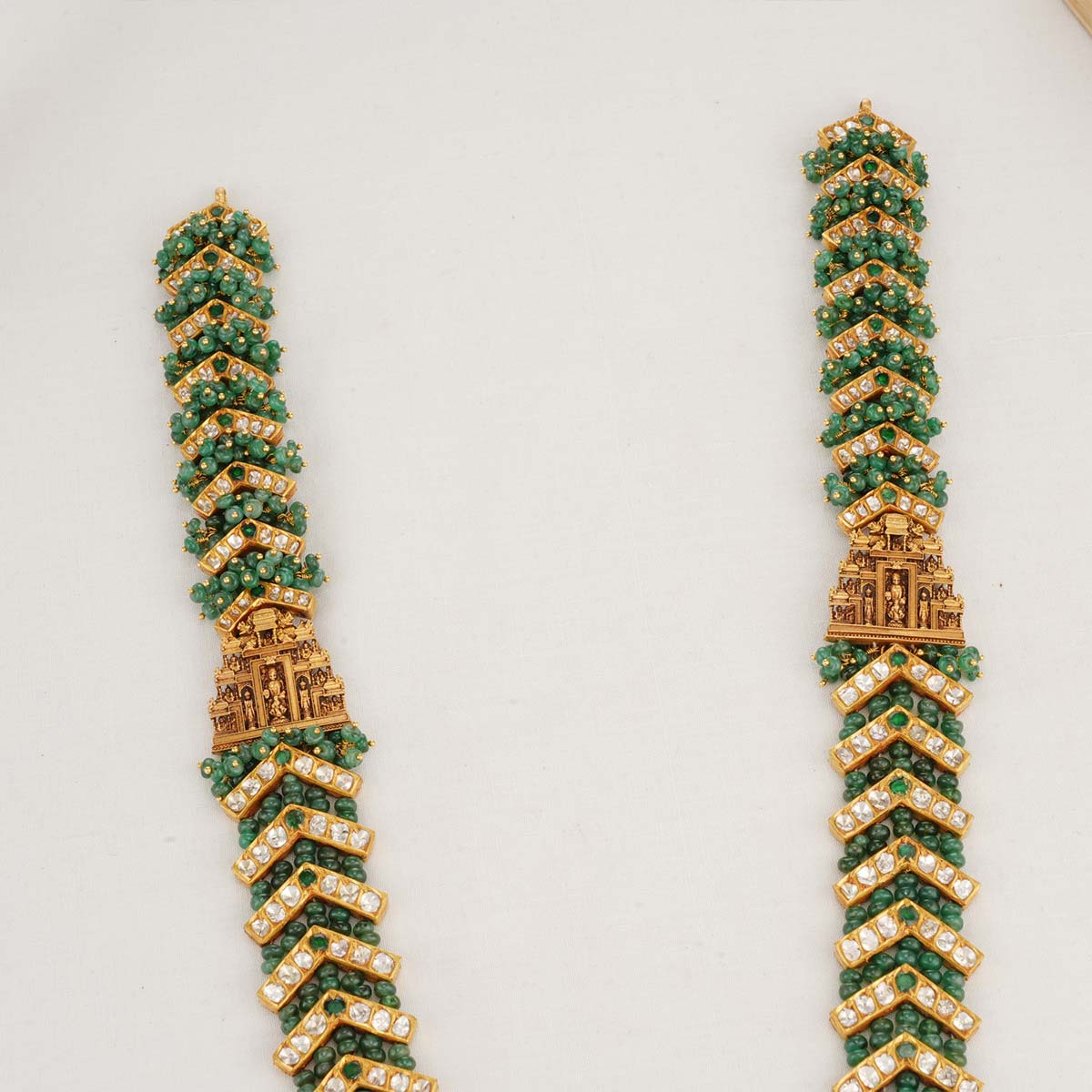 Nikashika Nagas Long Bridal Necklace
