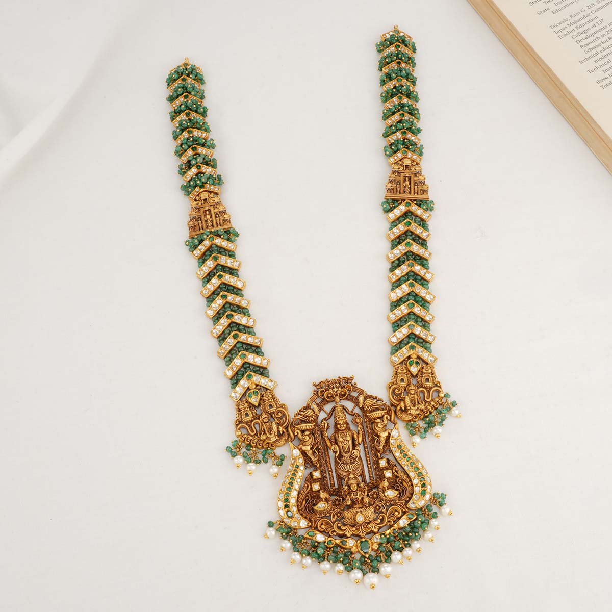 Nikashika Nagas Long Bridal Necklace