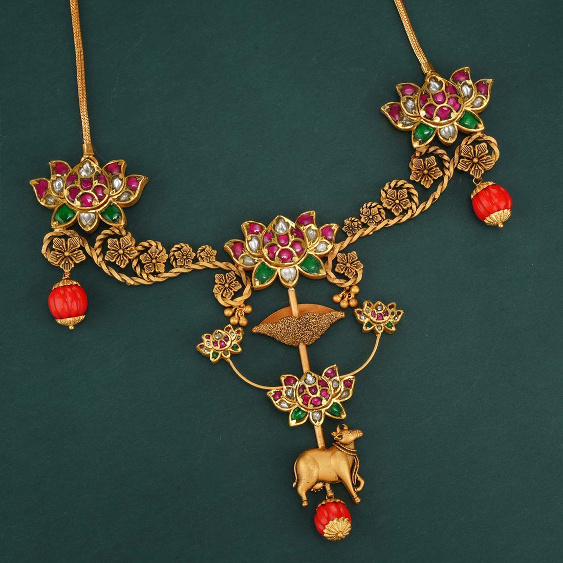 Samrithi Nagas Long Necklace