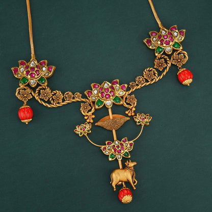 Samrithi Nagas Long Necklace