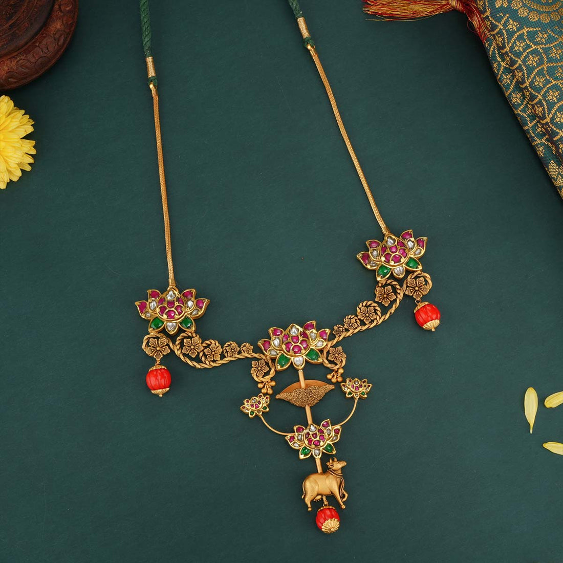 Samrithi Nagas Long Necklace