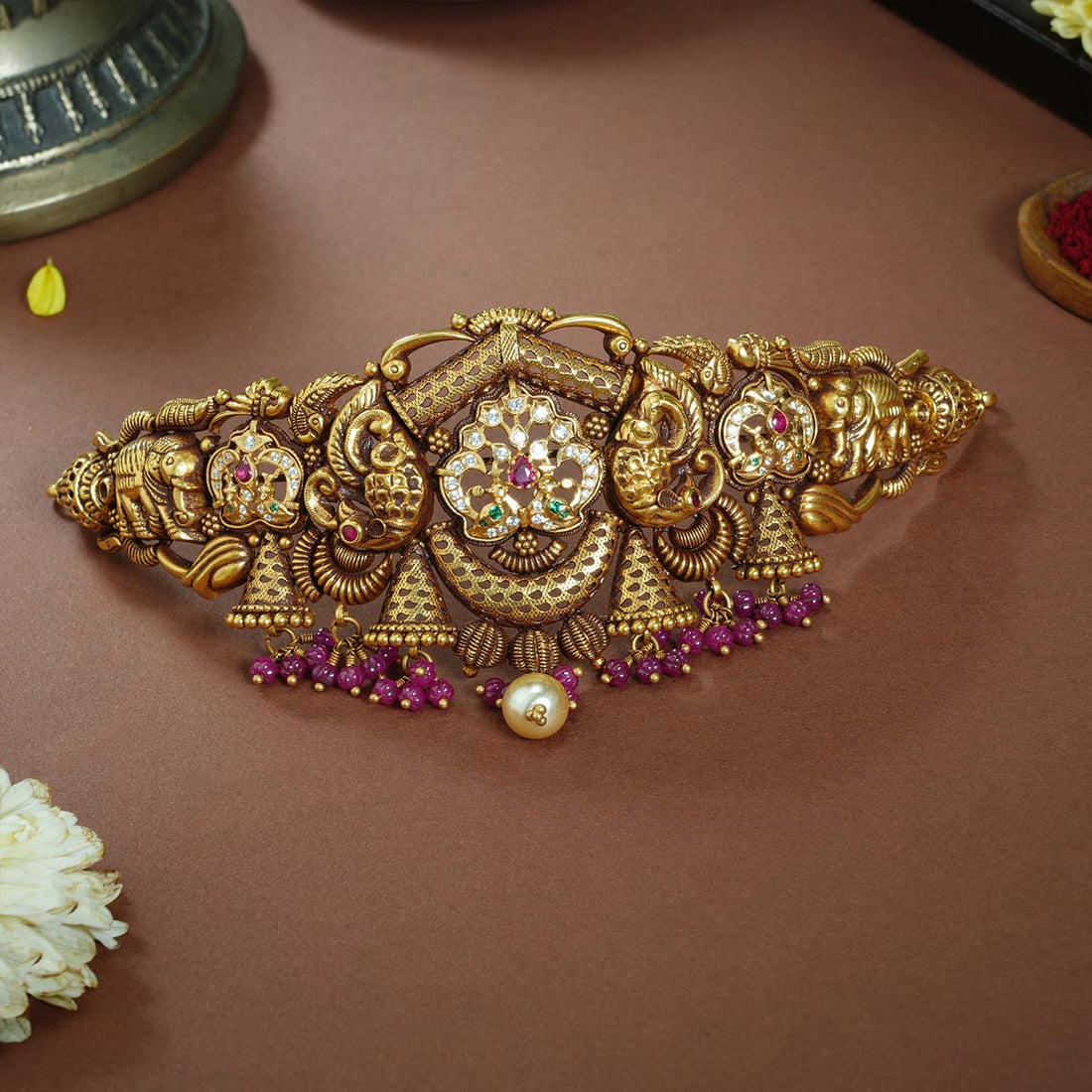Rishya Antique Choker