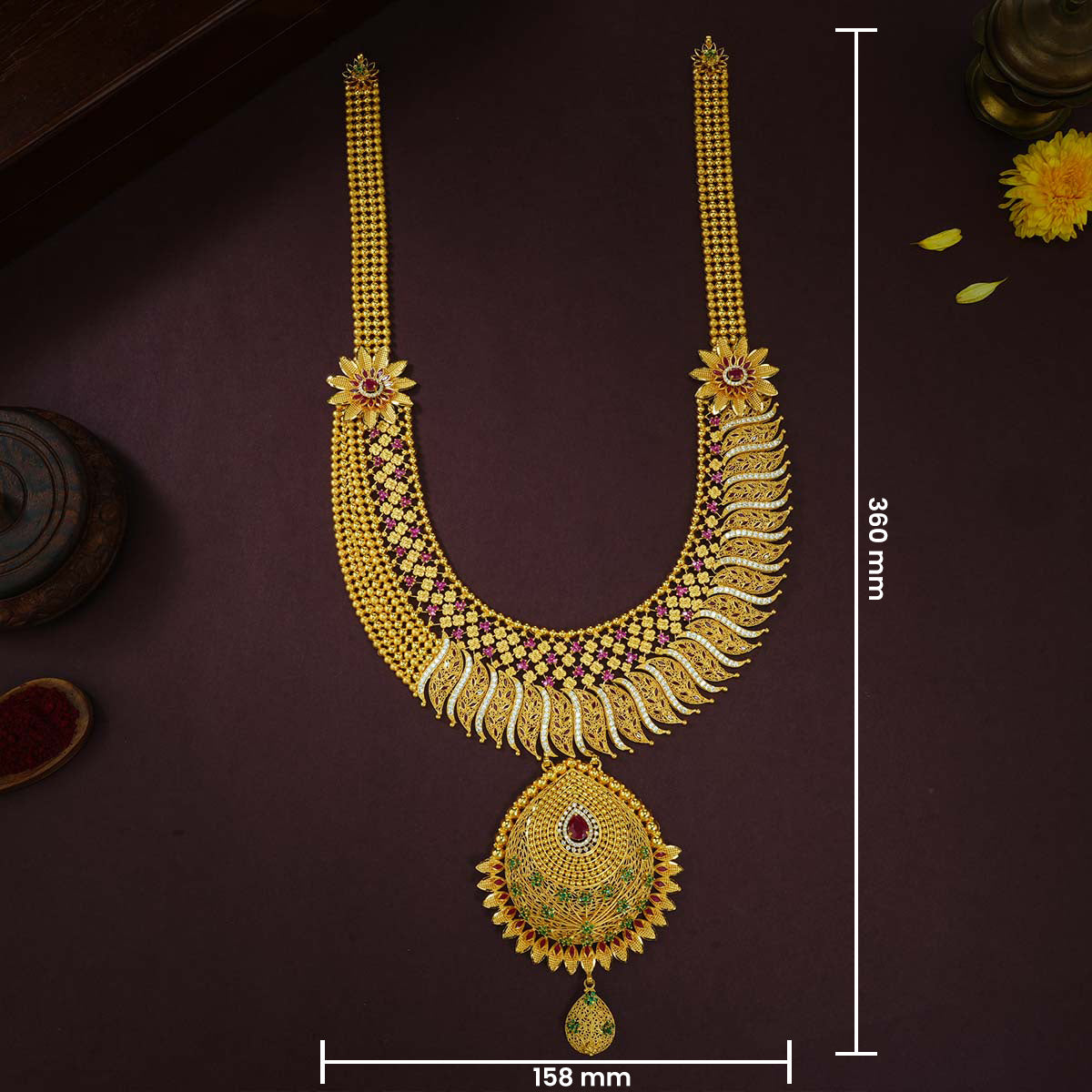 Vithyulekha Long Necklace