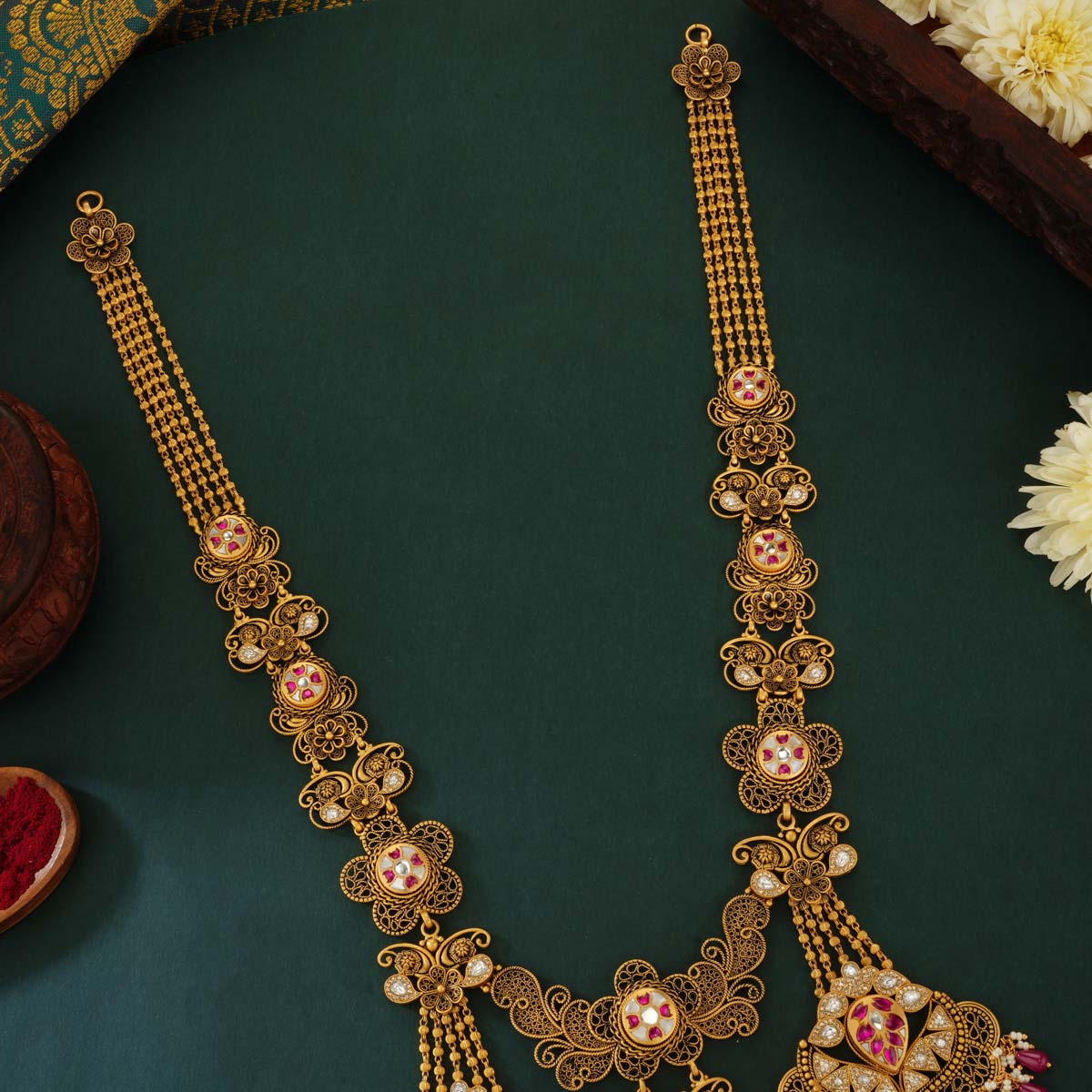 Kaushiki Antique Necklace set