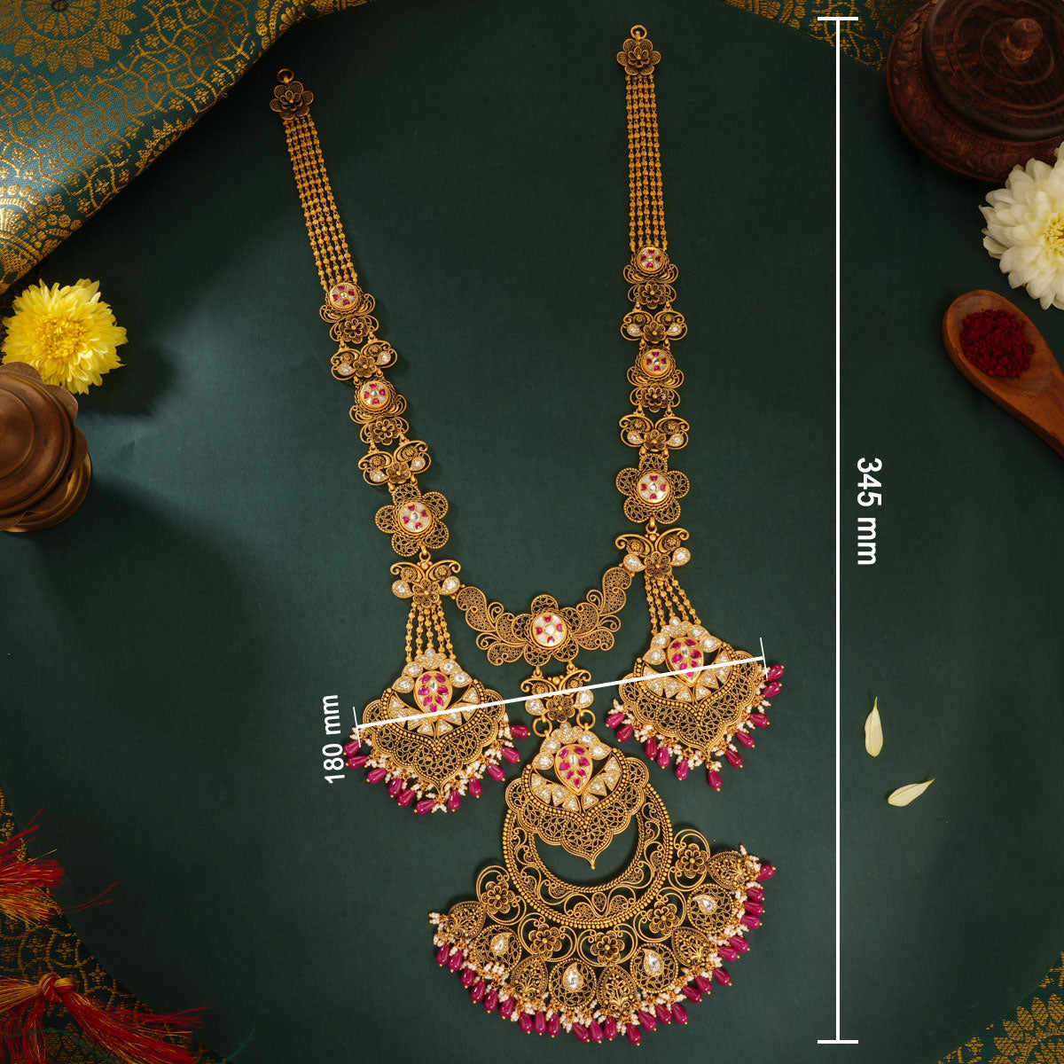 Kaushiki Antique Necklace set