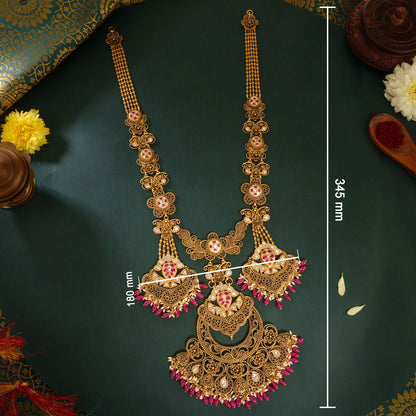 Kaushiki Antique Necklace set