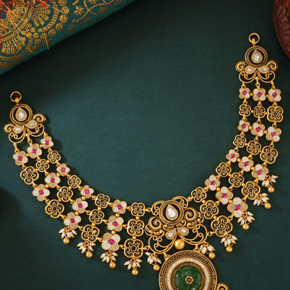 Amithva Short Necklace Set