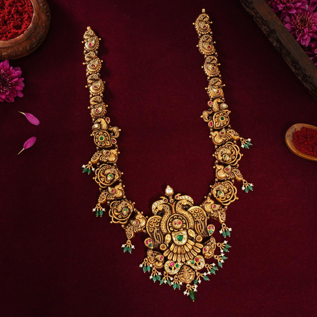 Vedicvarnam Nagas Long Necklace