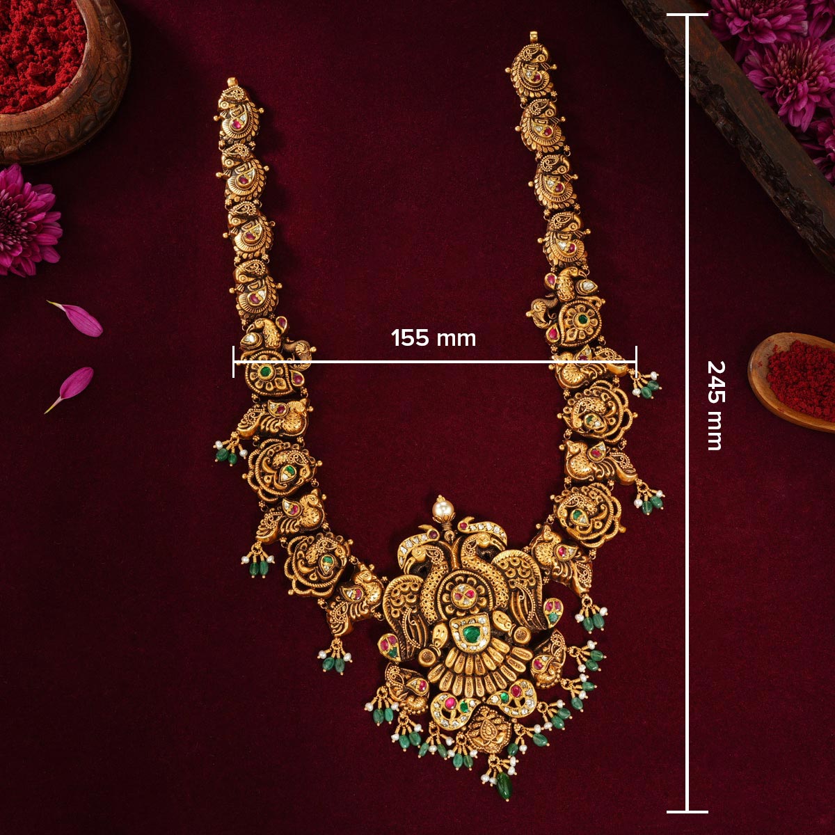 Vedicvarnam Nagas Long Necklace