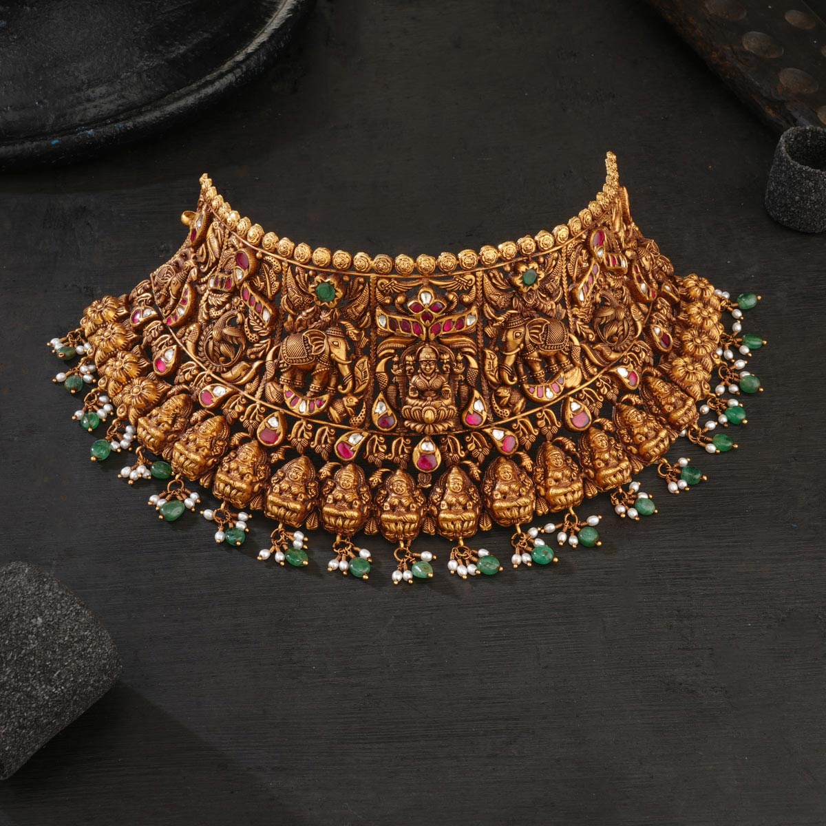 Lokhamadha Antique Choker