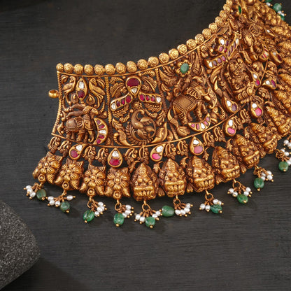 Lokhamadha Antique Choker