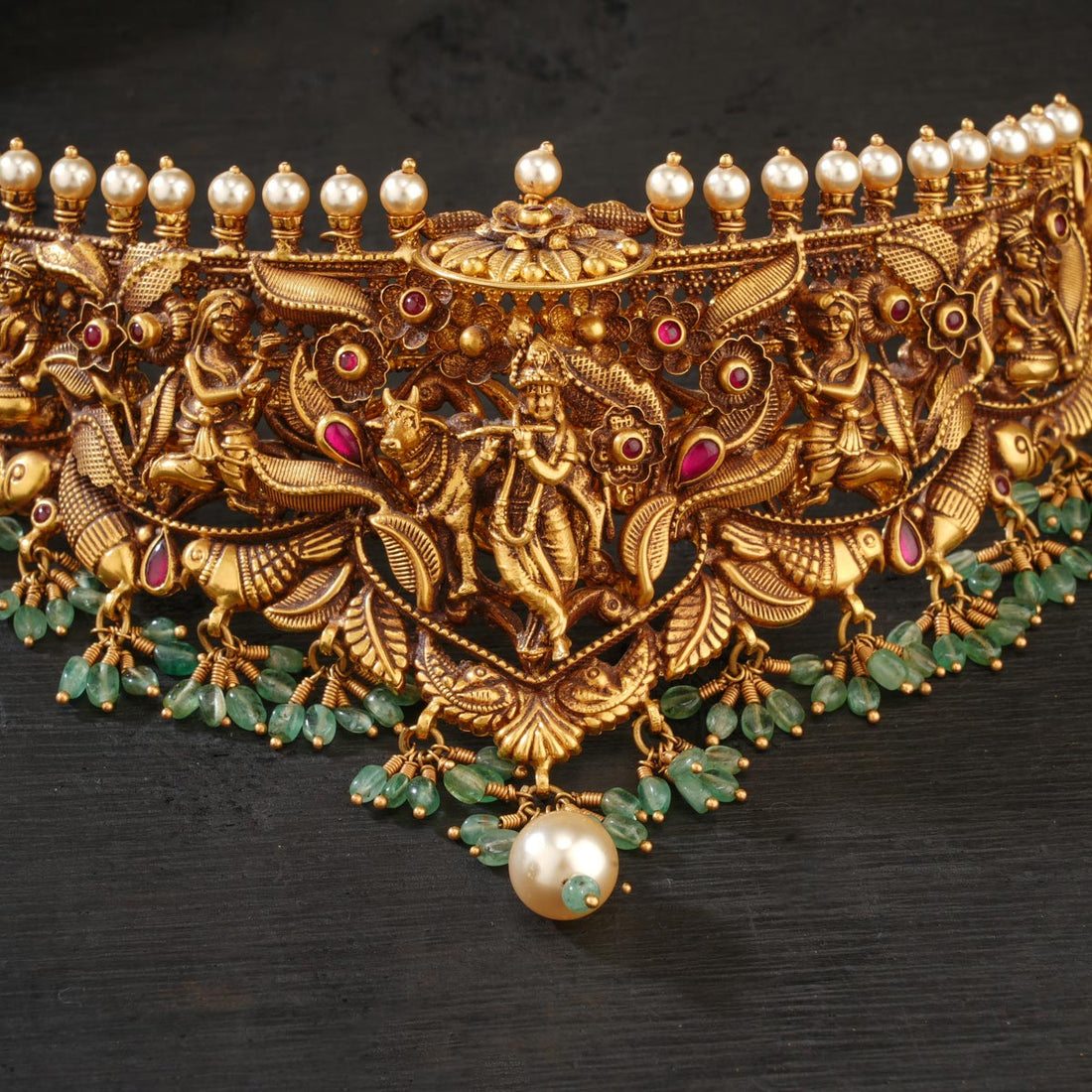 Aaradhini Antique Choker