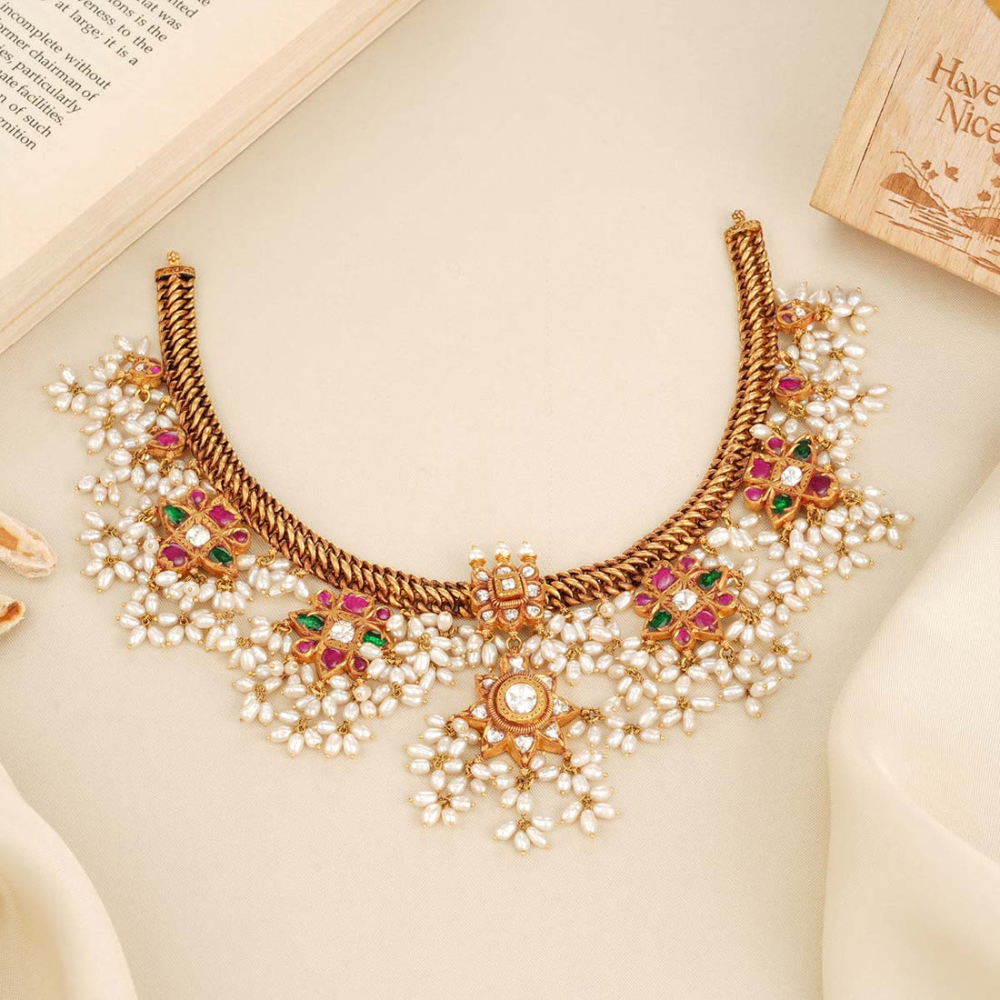 Bridal Look Short Necklace