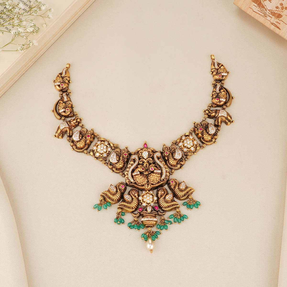 Amrutha Nagas Short Necklace