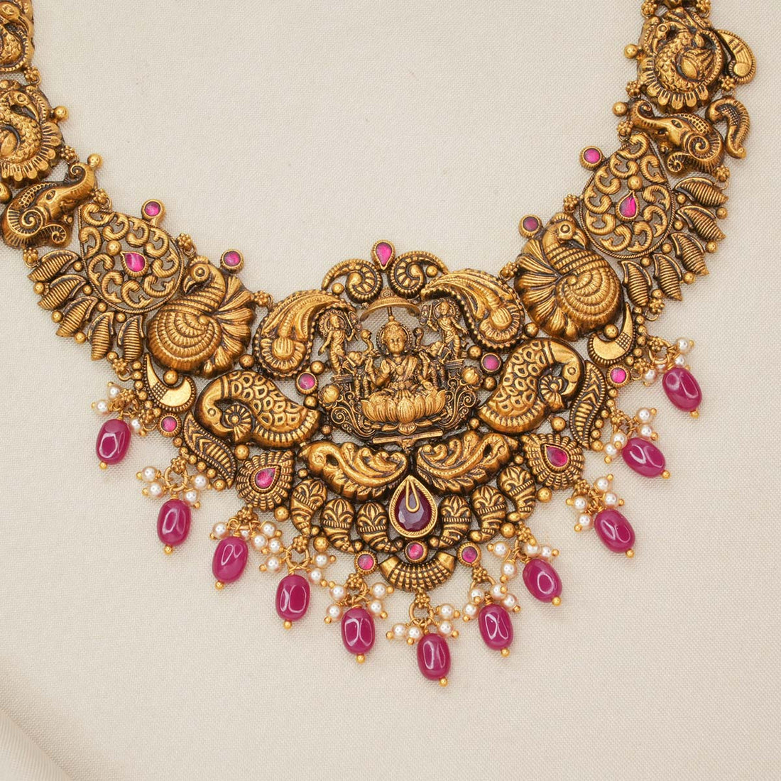 Goddess Lakshmi Nagas Short Necklace