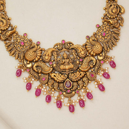 Goddess Lakshmi Nagas Short Necklace