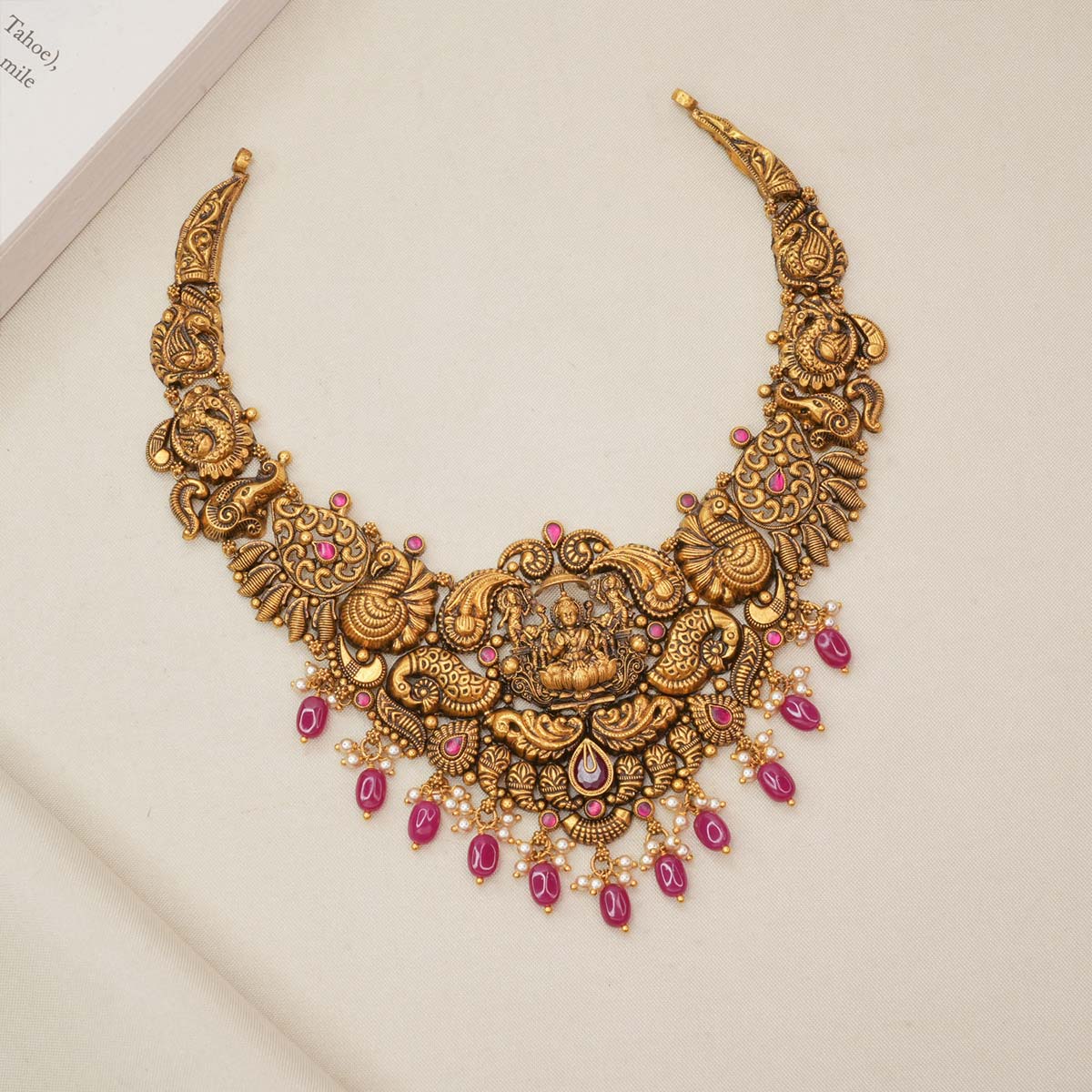 Goddess Lakshmi Nagas Short Necklace