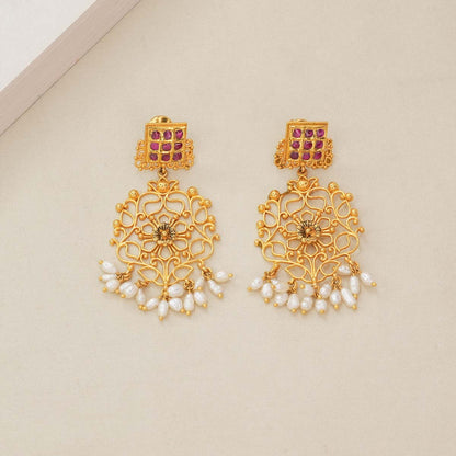 Trendy Antique Short Necklace Set