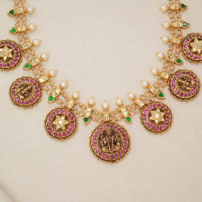 Dhakshini Nagas Short Necklace