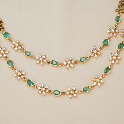 Double layer Short Necklace