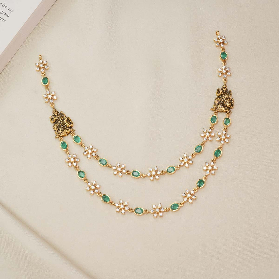 Double layer Short Necklace