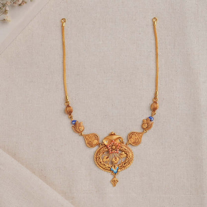 Floral inspired Short Necklace